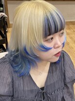 フルブルーム 東林間(fullbloom)&nbsp;抜きっぱなしブロンド×デザインカラー