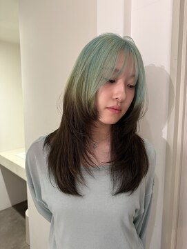ブランコ 名古屋栄(BLANCO) ダークパープル/ナチュラルショート/夏のヘアアレンジ/栄