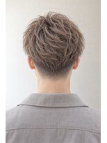 アーダーヘアサロン 森田店(ADER HAIR SALON)&nbsp;メンズ無造作ショート 刈り上げグレージュカラー