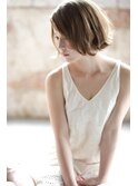 【+~ing】 外国人風 S LINE short bob