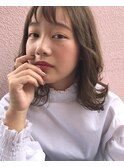 【KIZUKI】くせ感パーマ×柔らか質感シアンブルーアッシュ
