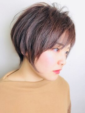 前髪短いショートボブ Renjishi L レンジシキチジョウジ Renjishi Kichijoji のヘア カタログ ホットペッパービューティー