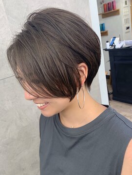 アヴァロン(AVALON) この夏おすすめ☆ひし形ショート×シャンパライトカラー