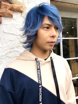 トルチェ(toRtue) 外ハネウルフ on ブルーグラデ