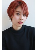 大人小顔ハンサムショート前下がりひし形丸みショート20代30代