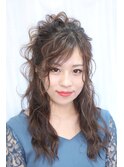 パーティーハーフアップ☆