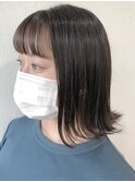 シースルーバング×外ハネボブ