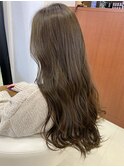 極細ハイライトカーキベージュ