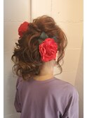 サイドテール ヘアアレンジ