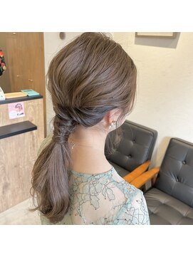 アルマヘアー(Alma hair by murasaki) ◎ルーズな一束アレンジヘア◎