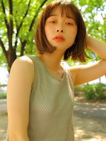 ソヨン 山形桜田店(SOYON)&nbsp;ミルクベージュ シースルーバング ミニボブ