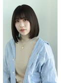 簡単ツヤ感ボブ×アルティストカラー