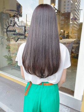 コンビネーション(combination) グレージュカラー 透明感カラー アディクシーカラー 縮毛矯正
