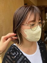 オール 西大寺店(oar) inner color / インナー@ホワイトベージュ