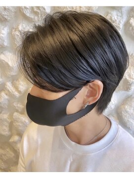 モアナ バイ ヘッドライト大宮店(Moana by HEADLIGHT) Moana【大宮】#センターパート#ハンサムショート#メンズカット