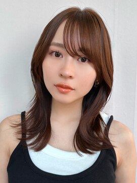 ジョエミバイアンアミ(joemi by Un ami) ★イメチェン小顔似合わせカット斜めバンググレージュカラー