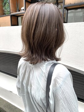 アフロートpd+ KOBE(AFLOATpd+) ブリーチなしのグレージュカラー