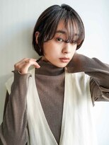 くびレイヤーエモージュグレージュカラーくびれショート/吉祥寺