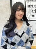 【artman 青井美海】インナーカラー×ネイビーブルー/髪質改善