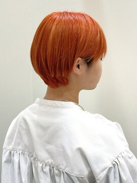 リミックス 南国店(remix) オレンジ&ショートボブ♪