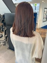 トレス(TRESS)&nbsp;ミディアムヘア　ブラウン　ふんわりレイヤー　原宿　表参道