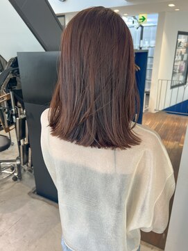 トレス(TRESS) ミディアムヘア　ブラウン　ふんわりレイヤー　原宿　表参道