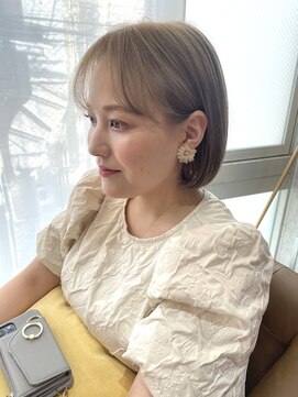 アトモスサニーテラス(Atmos sunny terrace) blond × bob