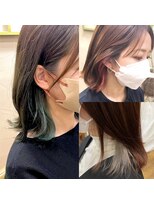 ヘアー カフェ コトノハ(hair cafe kotonoha)&nbsp;【コトノハ】大人可愛い20代30代40代　インナーカラーハイライト