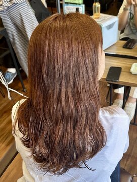 シェール(cher) 韓国ウェーブ/マロンブラウン【cher西宮北口：MAYA】