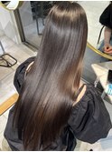 ロング/縮毛矯正/髪質改善