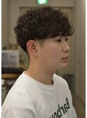 くるくるメンズパーマ