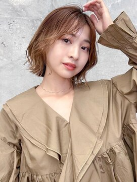 オーブヘアー ディモ 粕屋店(AUBE HAIR dimo) 20代・30代_面長解消ひし形ボブ