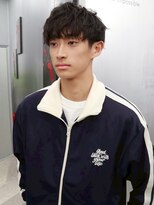 ペレ 梅田(PELE) サーフカール/スパイキーショート/ブルーブラック/梅田