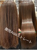 【Lilly新宿】#酸性ストレート＃カラー同時OK #髪質改善