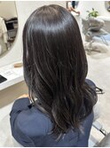 津市ロングレイヤーカットハッシュカット透明感カラー重めロング
