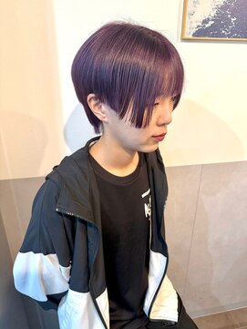 マリン(Marine) 20代30代ハンサムショートパープルカラー