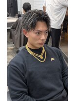 ハーツ バイ レックス 中野(HEARTS by rex)&nbsp;ホワイトハイライトパーマ