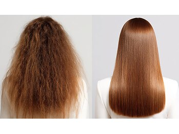 トンプソンへアグループの写真/ベテランスタッフが見極めて施術◎あなたの魅力を引き立てる上質ストレート。思わず触れたくなる指通りへ♪