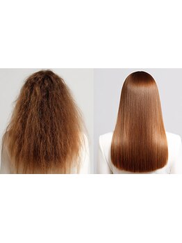 ベテランスタッフが見極めて施術◎あなたの魅力を引き立てる上質ストレート。思わず触れたくなる指通りへ♪