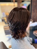 ヘアリゾート粋 ティガ 池袋店(tiga) 透明感ダークブラウン/レイヤーカット/ミディアム