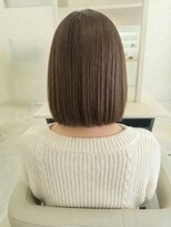 クララ フォレストモール取手店(CLALA)&nbsp;艶感アッシュブラウンの王道ミニボブ