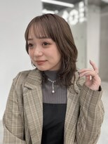 ヘアサロン ドットプラス 町田店(dot. plus)&nbsp;【渡辺みづき】ダークアッシュ/ミディアムレイヤーカット/町田