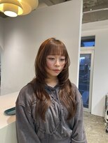 フィット ヒュー 千葉(fit hue) イメチェン/ピンクベージュ/アンブレラカラー/前髪/千葉