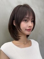 ロンドルーチェ 心斎橋(Lond luce)&nbsp;ワンホンレイヤー×ダークアッシュ［髪質改善/縮毛矯正］