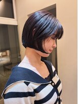 トップヘアー スパアンドリラクゼーション 安城(spa&relaxation)&nbsp;切りっぱなしボブ/ぱつっとボブ髪型20代30代前髪あり前髪無し