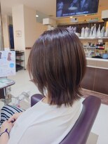 パティオ 三島店(PATIO)&nbsp;ボブレイヤー×М３Ｄイルミナカラー×ストレートパーマ