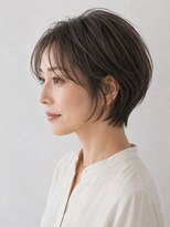 ウィールール 札幌店(WE RULE)&nbsp;40代50代 丸みショート×艶カラー
