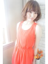 アルジェノ(al-lleno)&nbsp;少し大人に☆愛されナチュラルボブ　レシピ（ミルクブラウン）