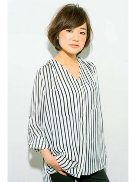 ガーデントウキョウ(GARDEN Tokyo) 脱Ａラインボブ。今新しいのはひし形のサイドパート