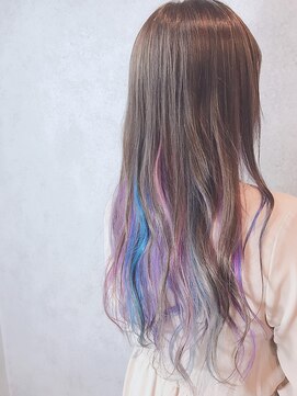 ヘアサロンエム 大宮東口(HAIR SALON M) 外ハネボブ/アッシュブラウン/ネオウルフ/デザインカラー